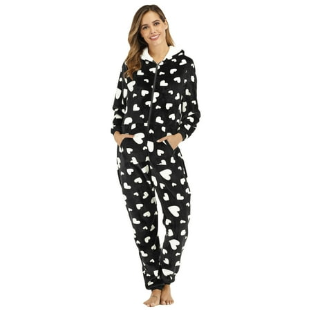 

Womens Pajama Sets Women Robes Women S Fleece Pajamas Printing Sleepwear Pajamas Hooded Jumpsuit Rompers Clubwear Nightwear Plush Onesie Pajamas For Women Nightgowns Sleep Shirts
