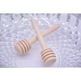 thumbnail image 6 of HAKIDZEL Honey Stirrer Server Wooden Honey Dipper Sticks Light Brown 30PCS for Wedding Favors, 6 of 8