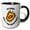 Black/White, variant on 3drose, I Am a Nanny What Is Your Superpower, 15oz Two-tone Green Mug