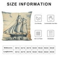 thumbnail image 5 of COMIO  Decorative Nautical Anchor Sailing Map Throw Pillow Covers, 5 of 5