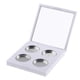 thumbnail image 4 of cuadrado cosmético 4 ranuras vacía de ojos en polvo rubor lápiz labial caja de maquillaje contenedor 26 mm de diámetro, 4 of 8