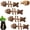 4pcs Silvervine, variant on Catnip and Silvervine Chew Toy, Fish Bone Cat Dental Chew for Teething, Interactive Play and Daily Enrichment