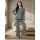 thumbnail image 2 of Conjunto de Suéter y Pantalón Acanalado Diseño Elegante y Versátil para Mujer, 2 of 5
