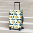 thumbnail image 2 of Lsque Funny Boats Printed Luggage Cover, Travel Luggage Protector,Scratch and Dirt Resistant, Fits 18-32 Inch Luggage - Medium, 2 of 9