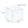 Uxcell Clear Display Case, Acrylic Box Assemble Dustproof Box Showcase
