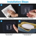 thumbnail image 4 of Multi-color double-layer drainage soapbox, strong and seamless paste drainage soap boxyellow, 4 of 5