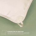 thumbnail image 4 of Superior Reversible Down Alternative Comforter, Twin XL, Ivory-Sage, 4 of 11