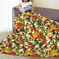 thumbnail image 6 of Vsdgher Kittens With Maple Leaves Ultra-Soft Micro flannel Blanket Throw Blankets for Couch Sofa, Bed (4 sizes)-50"x40", 6 of 7