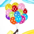 thumbnail image 2 of 50 globos inflables de 12 pulgadas con lunares, ideales para decorar bodas, cumpleaños y fiestas (color aleatorio)., 2 of 6
