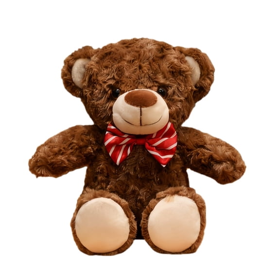 Medium Teddy Bear Plush Toy -11in Cuddy Soft Bow Bear Stuffed Animal Doll Plush Pillow Birthday Gift