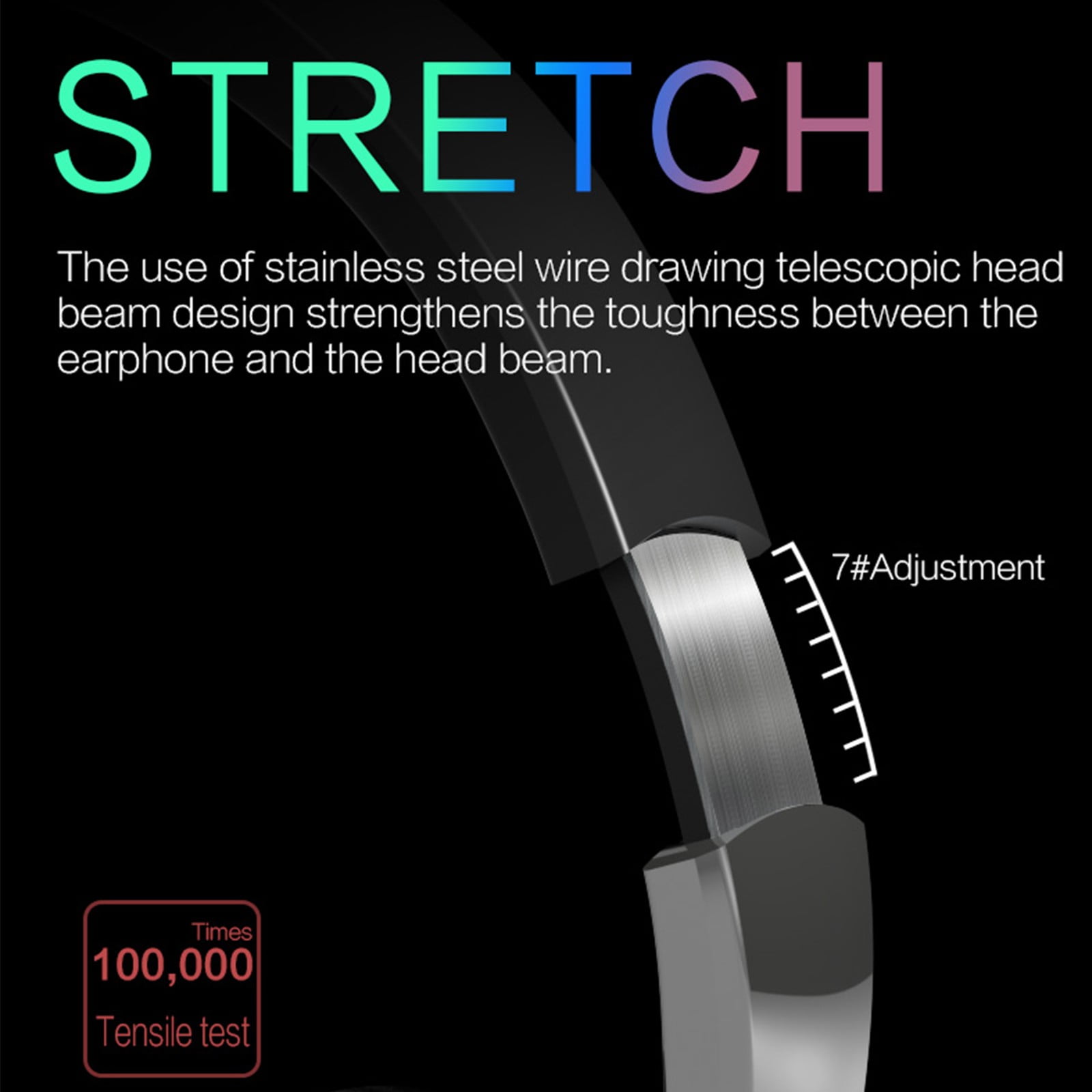 Bluetooth Headphones Over Ear, 80 Hrs Playtime Wireless Headphones with ENC Mic, Deep Bass EQ, Foldable Comfort for Travel, Gym & Commuting, Stocking Stuffers,Black