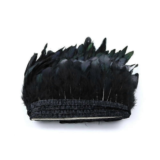 Clothing Accessories Multi -Color Rooster Feather Purple Swimming Feather Selvedge