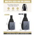 thumbnail image 2 of Bandolera Pritent Trendy Bandling, impermeable, negra, 2 of 6