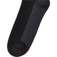 thumbnail image 3 of Big and Tall Crew Socks (AC18P) Black, 12-14, 3 of 3