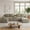Camel, variant on Vanress 133" U-Shaped Modern Sofa Modular Sectional Cloud Couch with Storage & Cupholders, Deep Seat Boneless Couches Corduroy Sofa for Living Room, Bedroom and Apartment, Black
