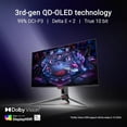 thumbnail image 4 of ASUS PG32UCDM 32" UHD DisplayWidget Center Computer OLED Monitor Gaming, Black, 4 of 11
