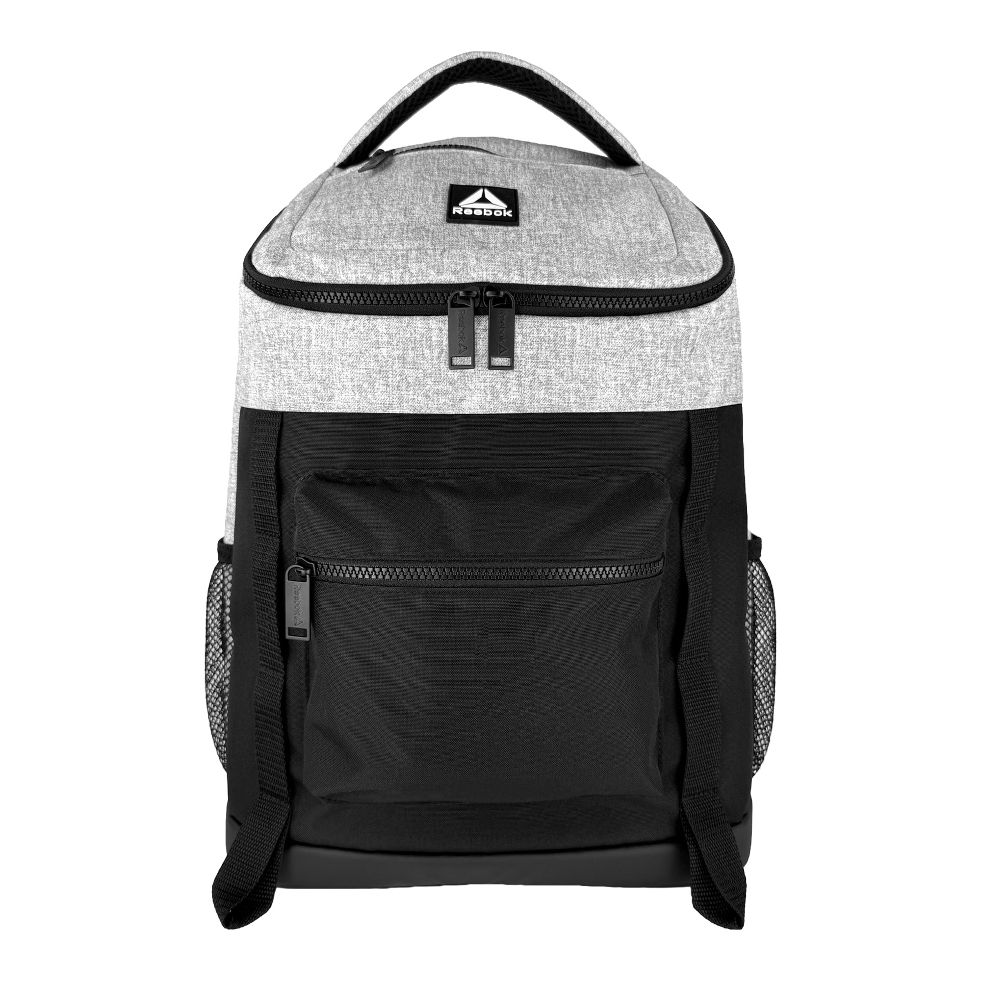 Reebok Unisex Adult Bobbie Top Loader 18.5" Laptop Backpack, Light Heather Grey