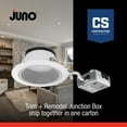 thumbnail image 2 of Juno Lighting Jpdz4jb Rdb1 M6 Contractor Select 4" Podz Canless Switchable Color, 2 of 9