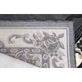 thumbnail image 5 of Allstar 8x10 Traditional Area Rug in Grey with Ivory French Aubusson design (7' 9" x 10' 1"), 5 of 8