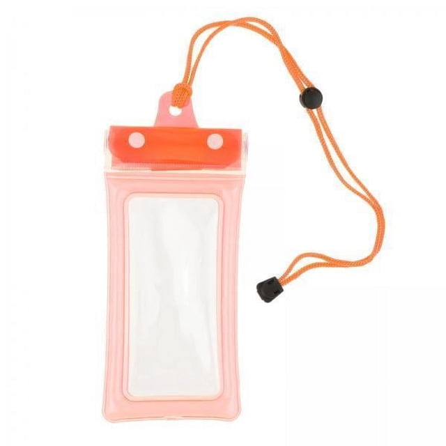2xWaterproof Bolsa Del Teléfono Celular Versátil Bolsa Seca Para Snorkeling Rafting Surf Naranja