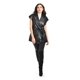 thumbnail image 4 of Chaleco de vinipiel con cinto Roman Fashion /Juvenil, LV001 (Negro) negro M, 4 of 5