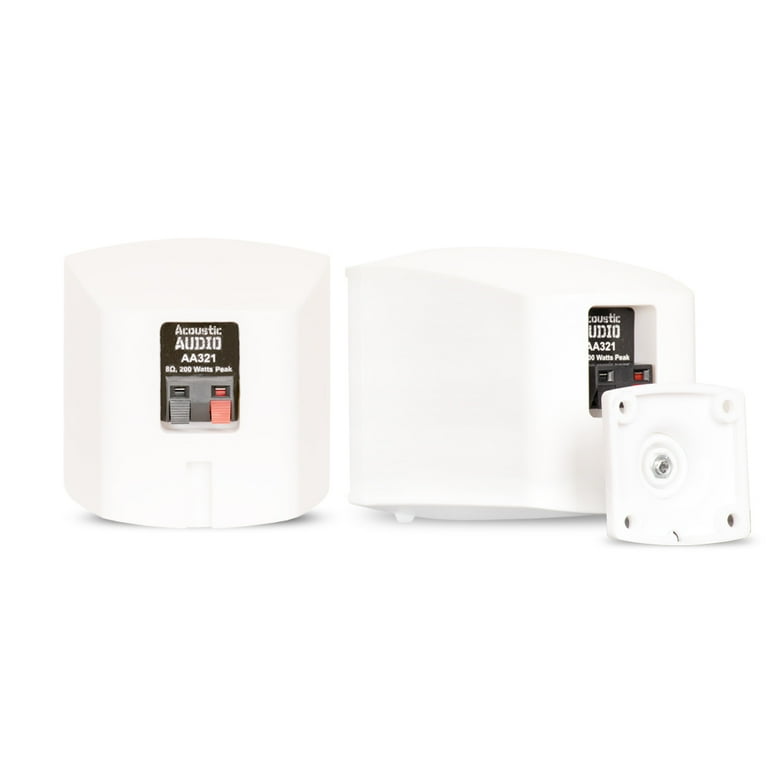 Acoustic Audio AA321W Mountable Indoor Speakers 800 Watts White