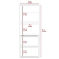 thumbnail image 6 of Dtwnek Bathroom Wall Cabinet with 2 Interior Shelves, Black, 6 of 6
