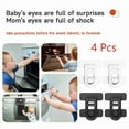 thumbnail image 4 of 4Pcs Child Proof Fridge Lock Oven Lock Multifunction Buckle For Kids Protection, 4 of 6