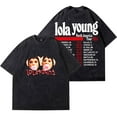 thumbnail image 2 of Lola Young 2025 Tour Wash T-Shirts HipHop Streetwear Women Men Cotton Short Sleeve Tee, 2 of 6