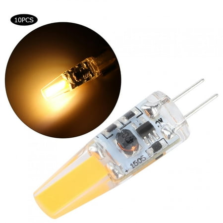 

Henmomu 10Pcs Household Mini G4 Silicone LED Light Bulb 1.5W AC12V For Car Cabinet Hotel Lighting LED Light Bulb Home Lighting