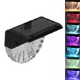 thumbnail image 2 of Luces solares para cubierta, 4 Uds., fuente de luz RGB cálida, IP65, impermeables, sin cableado, luces solares para valla para Patio, terraza, 2 of 14