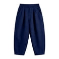 thumbnail image 6 of Womens Linen Barrel Pants 2026 Summer Baggy Drawstring Wide Leg Palazzo Beach Vacation Cropped Trousers with Pockets, M, 6 of 6