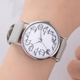 thumbnail image 4 of Trendy Lovely Cat Pattern Analog Display Quartz PU Strap Women Wristwatch(Grey), 4 of 6
