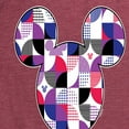 thumbnail image 3 of Mickey & Friends - Mickey Head Solid Geo - Women's Short Sleeve Graphic T-Shirt, 3 of 5