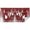 Red Christmas Pattern, variant on Red Christmas Snowman Pattern Rectangle Tablecloth 60"x84",Waterproof Polyester Rectangle Table Cloth, Wipeable Spillproof Polyester Tablecloth for Dining, Camping, Indoor and Outdoor