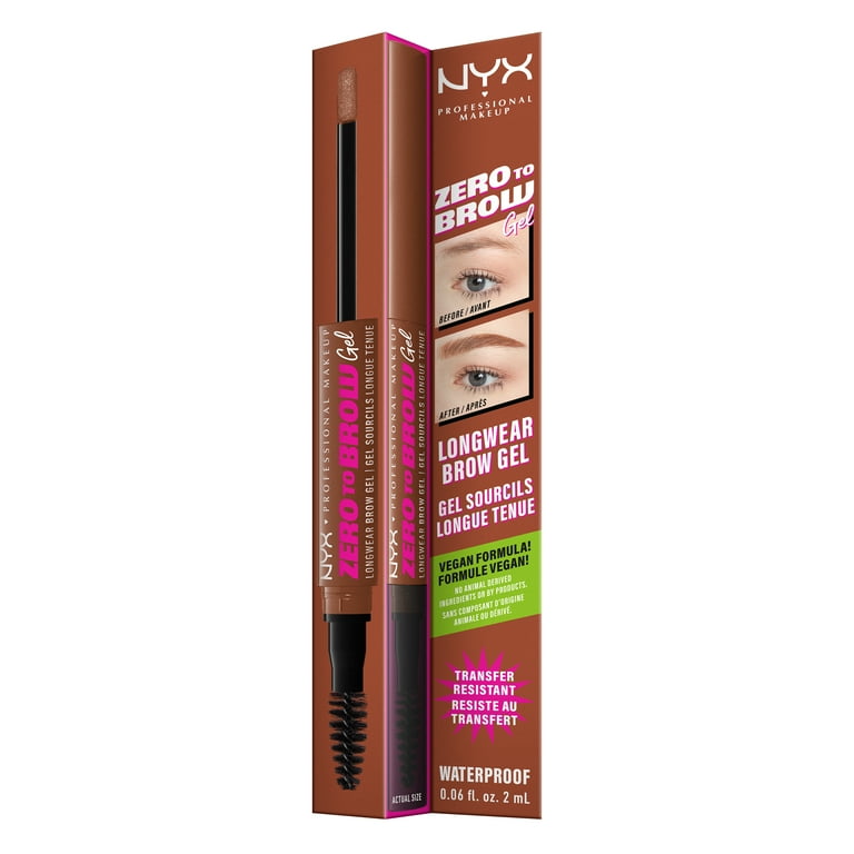 NYX Professional Makeup Zero to Brow Longwear Eyebrow Gel