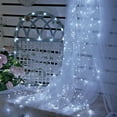 thumbnail image 4 of JMEXSUSS 4 Pack 50 LED Fairy Lights Battery Operated Silver Wire 16.1ft Waterproof White Twinkle Lights for Gifts Party Wedding Valentine Christmas Birthday Indoor Outdoor Decoration, 4 of 8