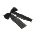 thumbnail image 5 of Unique Bargains 1 Pc Elegant Forged Long Ribbon Bow Hair Clips Black, 5 of 5
