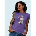 thumbnail image 2 of Look Bear Shaped T-Shirt Women -Image by Shutterstock, Female Small, 2 of 4