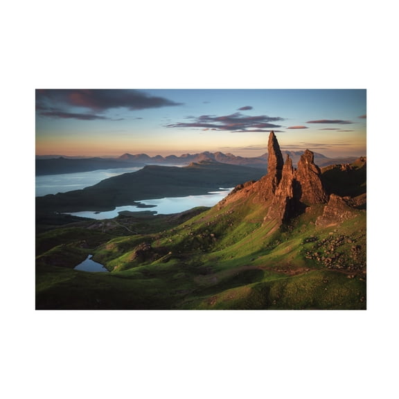 Jean Claude Castor 'Scotland - Old Man of Storr' Canvas Art