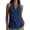 -029-Navy, variant on Womens Halter Tops Solid Color Loose Fit Casual Blouses Soft Shirts for Daily Lounge Shopping Dating Weekend