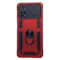 thumbnail image 1 of Funda Uso Rudo Cely Vesmir con Anillo Magnético Para Xiaomi Poco X4 Pro Rojo Más 2 Micas de cristal, 1 of 5