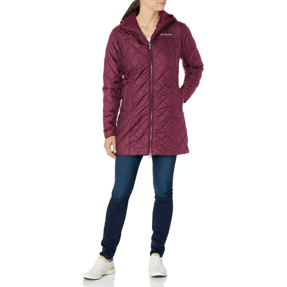 Columbia Women's Copper Crest Long Jacket, Marionberry, X-Small