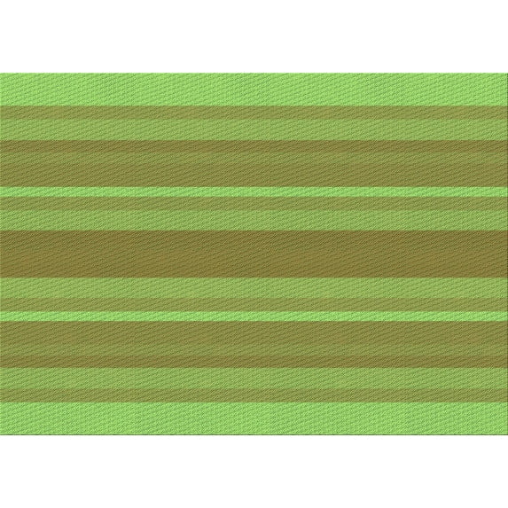 Ahgly Company Indoor Rectangle Patterned Dark Yellow Green Area Rugs, 2' x 4'