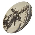 thumbnail image 5 of Pack Of 2 Rustic Western Emperor Elk Stag Moose Deer Salad Appetizer Plates, 5 of 8