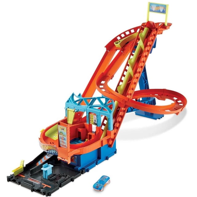 Pista Hot Wheels MATTEL City Roller Coaster Rally