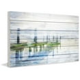 thumbnail image 2 of Parvez Taj Dock Mist White Wood Wall Art, 24" x 36", 2 of 7