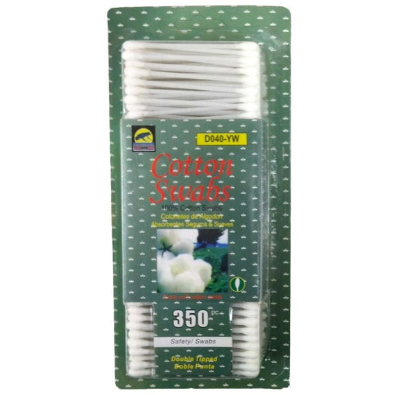 ToolUSA 350-Count Cotton Swabs Jumbo Pack | Extra Soft Tips | Multi-Purpose with Easy-Open Dispenser Box | Essential for Home & Crafts