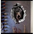 thumbnail image 3 of Nuevas pegatinas para ventana de Halloween, pegatinas grandes de demonios aterradores para decoración de fiesta de Halloween, pegatinas de bricolaje con manos y pies sangrientos para la escuela familiar de vidrio(4) brillar Electrónica, 3 of 5