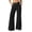 Black, variant on Womens Dress Pants High Waisted Bell Bottoms Work Pants Pull on Business Casual Trousers Bootcut Slacks with Pockets